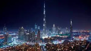 Dubai streets light up in neon for festive season